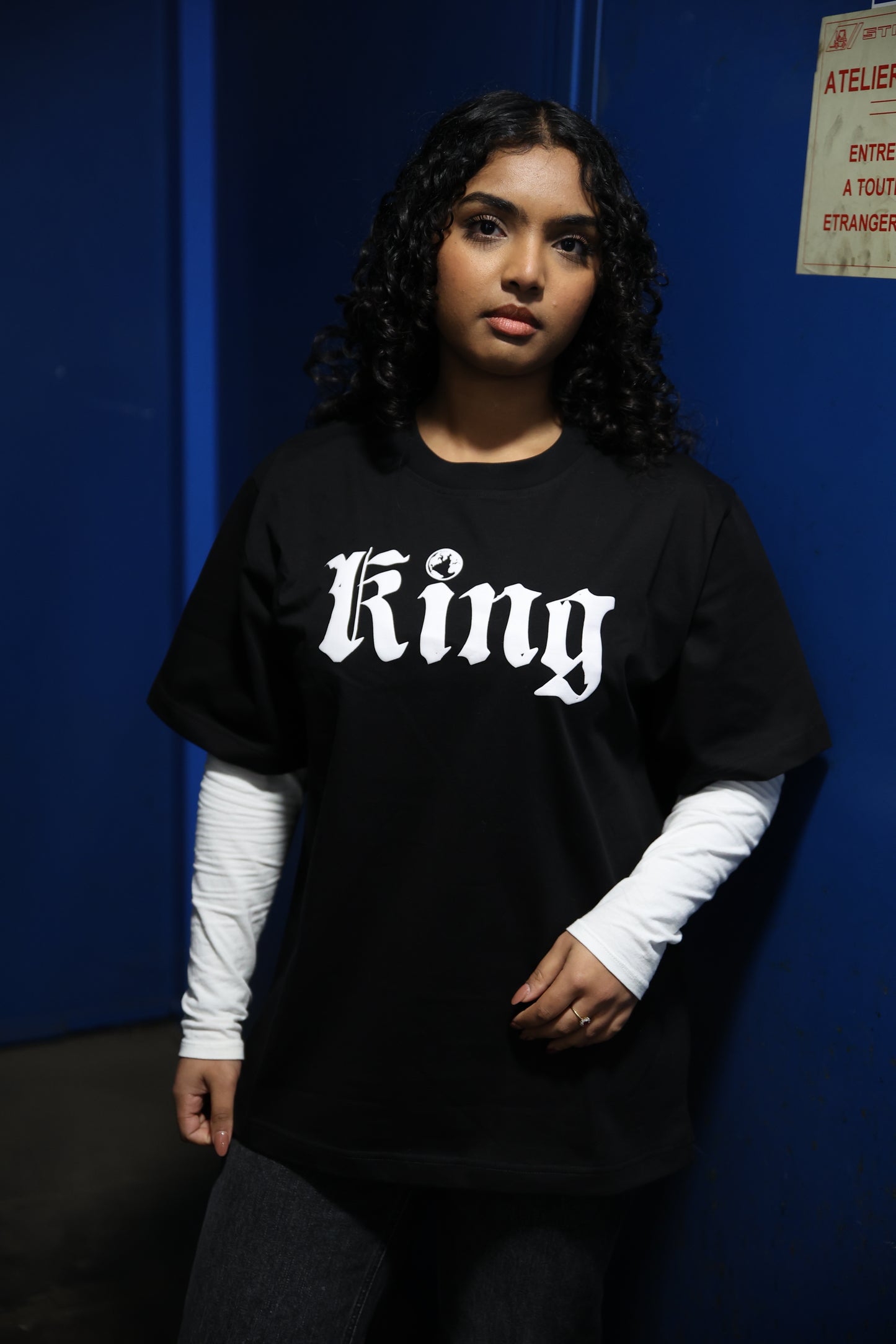 KING T-SHIRT NOIR