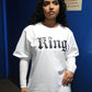 KING T-SHIRT BLANC