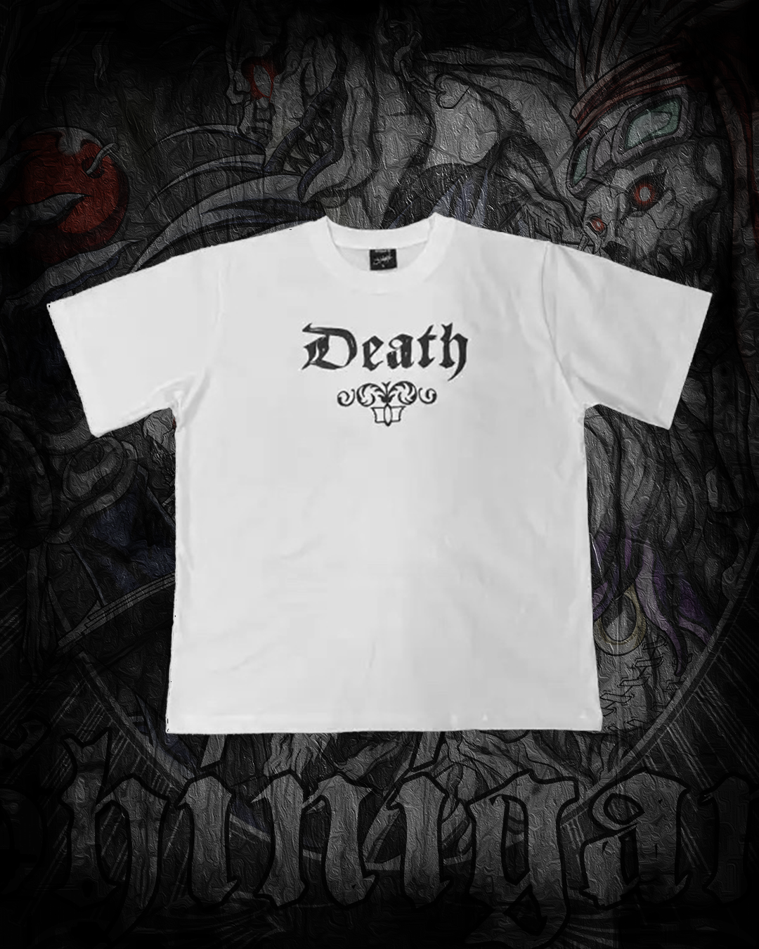 DEATH T-SHIRT BLANC