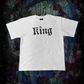 KING T-SHIRT BLANC